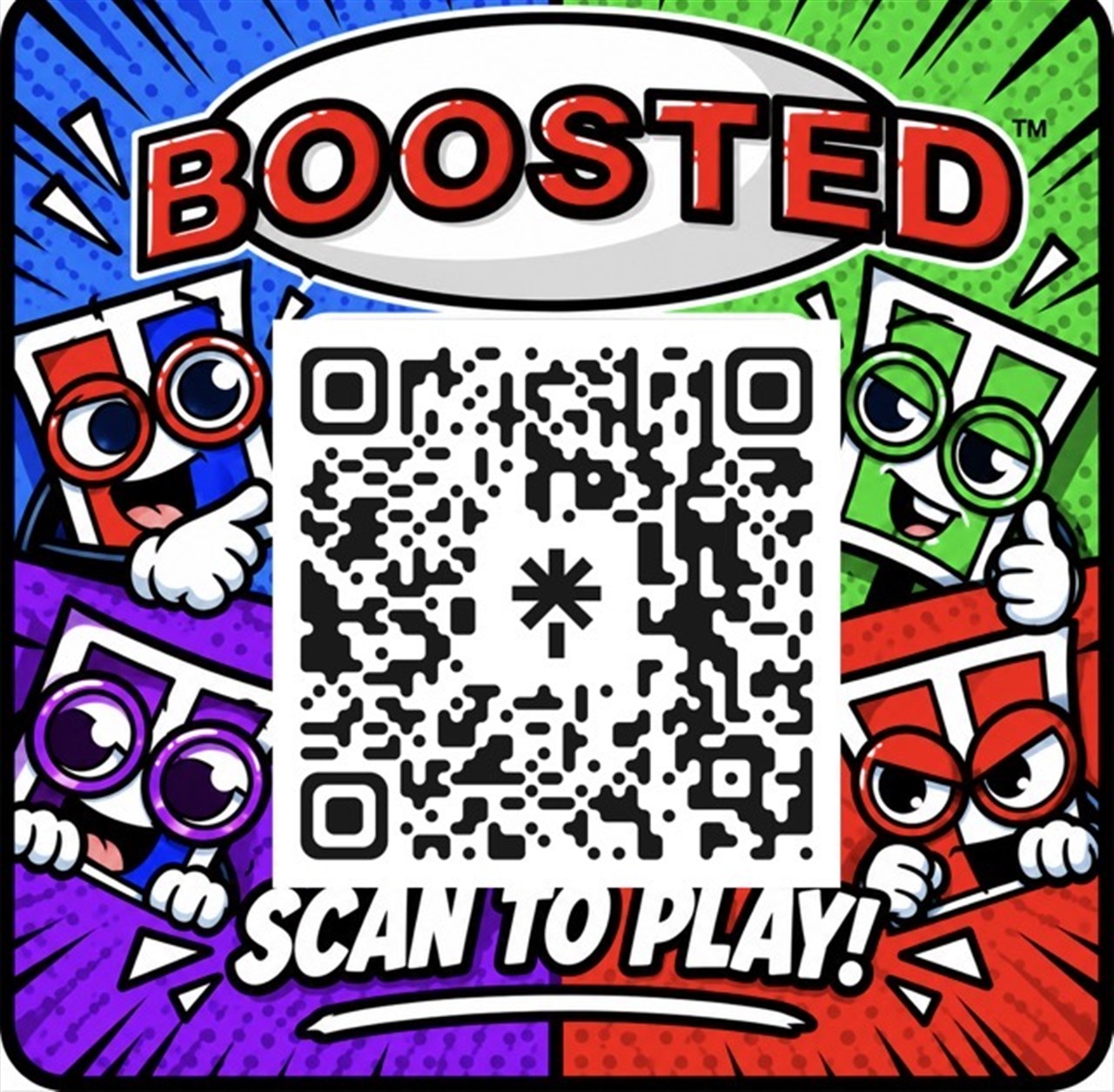 Scan to buy BOOSTED!™